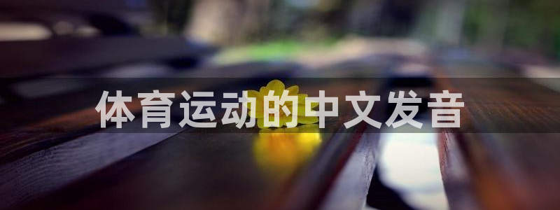 公海赌赌船官方正版app娱乐网站：体育运动的中文发音